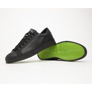 P448 "jack" all black sneakers mens Missized* 41 & 42 leather